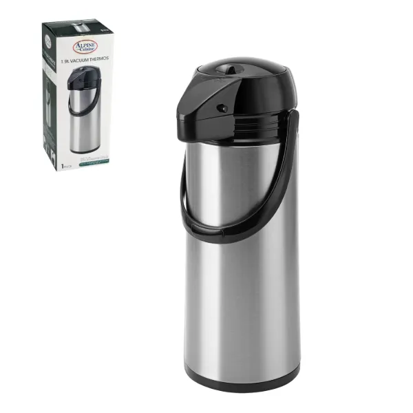 Thermos Vacuum SS, Glass Liner Hand Pressed 1.9L