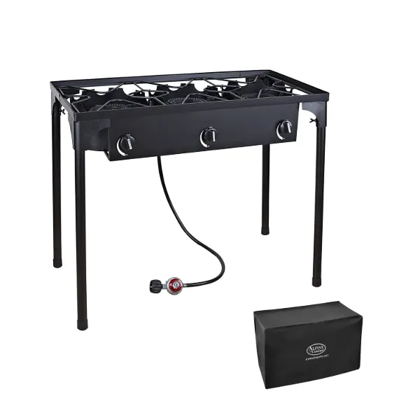 Burner Cast Iron without spark, 3 Burner High Pressure/Temp.87000 BTU