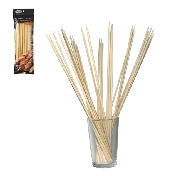 BBQ Bamboo Skewer 12in, 100CT Bag