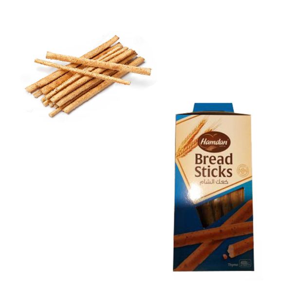 Hamdan Breadsticks Thyme 14oz 400g-CA Prop 65 Warning