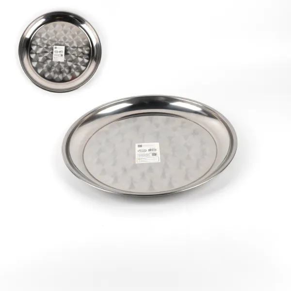 Tray SS 16in, Round