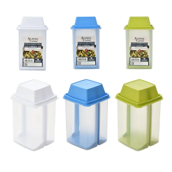 Plastic condiment set Assorted colors