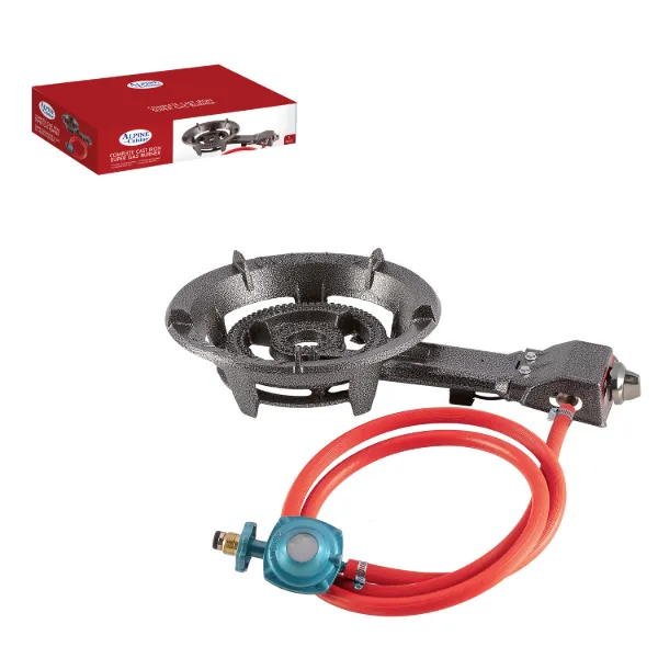 Burner 40000 BTU 13" Cast Iron legs with hose LP, 11 lbs