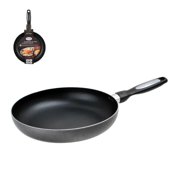 Fry Pan Aluminum12in Nonstick coating, Gray