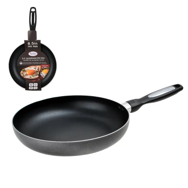 Fry Pan Aluminum 8.5in Nonstick coating, Gray