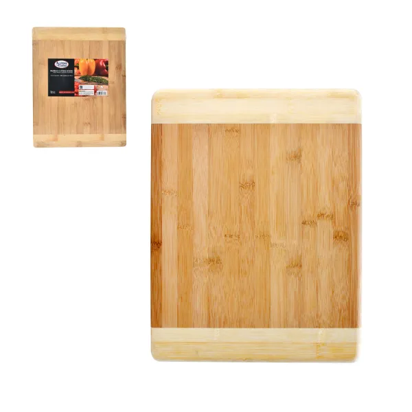 Bamboo Cutting Board 15x12x0.75in