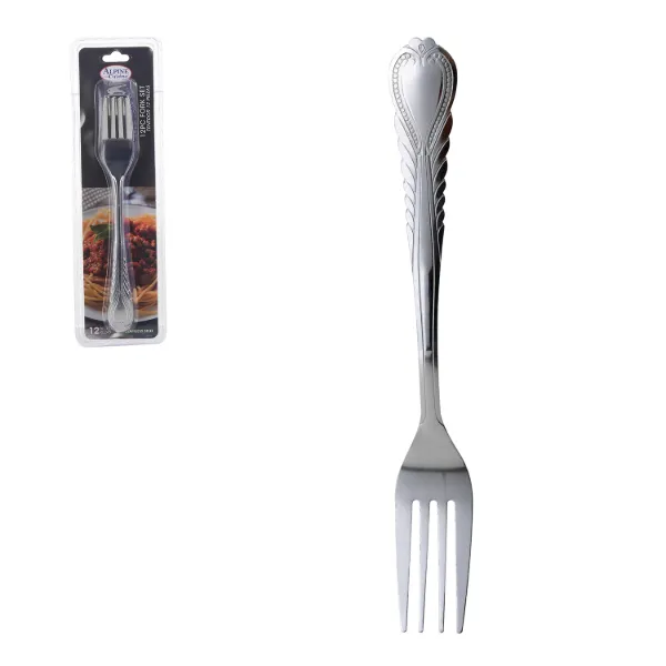 Dinner Fork 12pc set SS 7.5in
