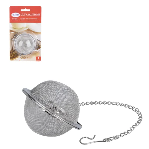 Tea Strainer Mesh Ball 2in SS Med