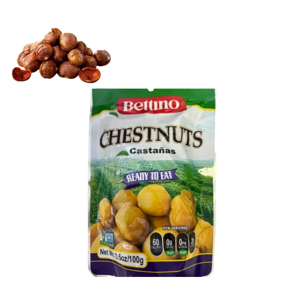 Bettino Roasted and Peeled Organic Chestnut 3.5oz 100g