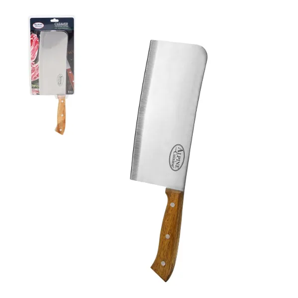 Cleaver knife 8in with Rose wood