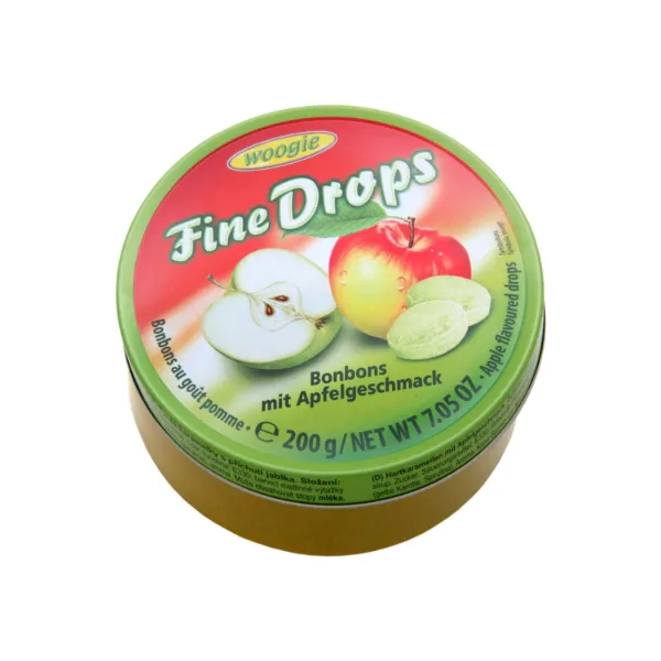 Woogie Fine Drops Apple Candies 7oz 200g