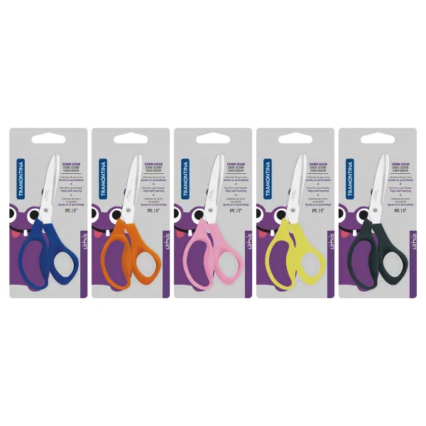 Tramontina Set of 5pc School Scissors Monstercort
