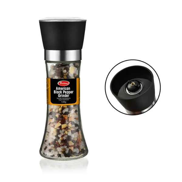 Bettino American Black Pepper
 Grinder 148gx24