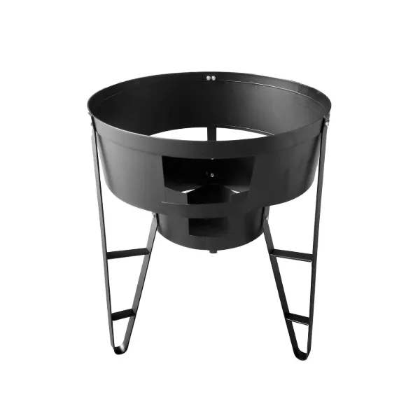 AC Iron Round High Burner Stand 19x25in