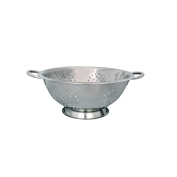 AC SS Deep Colander Mirror Finish 8qt 13in