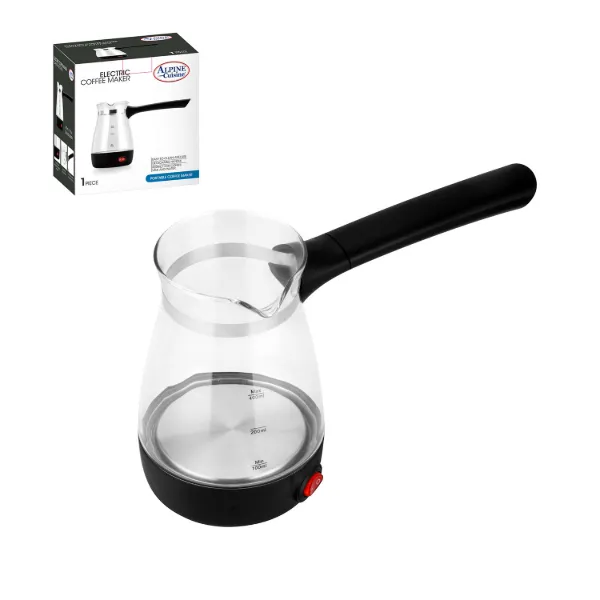 AC Electric Glass Warmer 600W 14oz Black