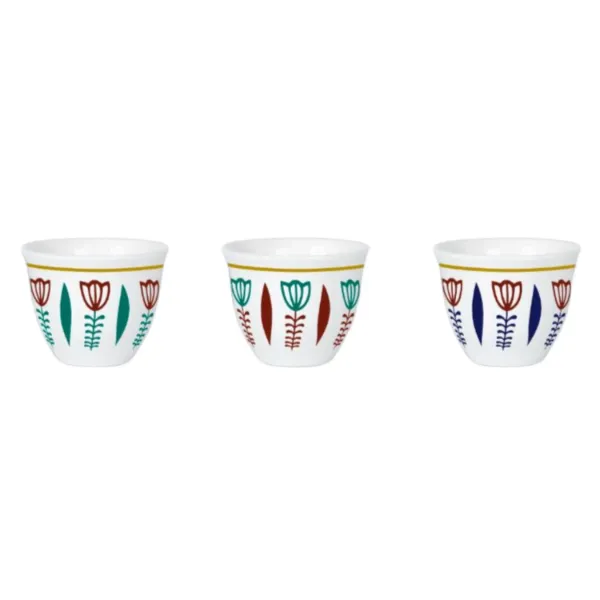 AC Set of 12pc  Porcelain Gawa Cups 3oz