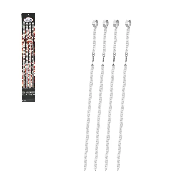AC Set of 4pc SS BBQ Skewers 23.5in