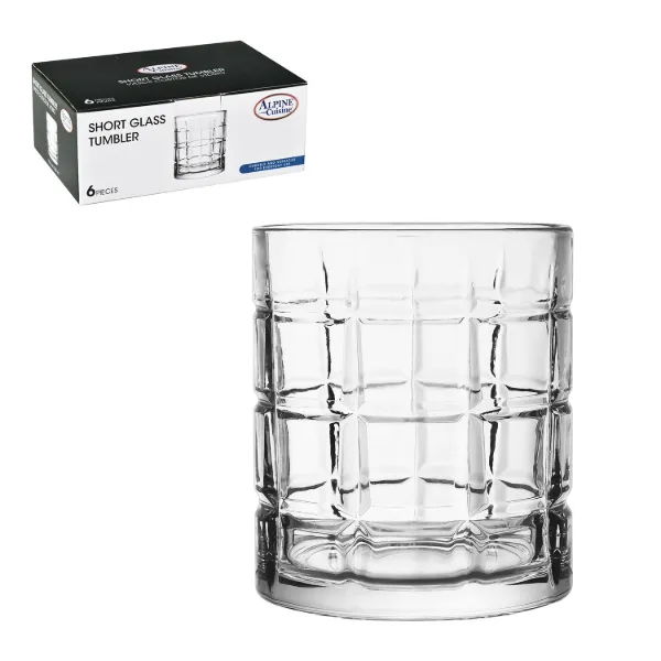 AC  glass mug color box set of 6  320ml  10.82oz
