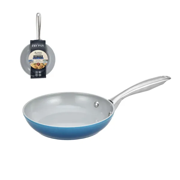 AC Alum Forged Fry pan Grey Ceramic Coating 8in