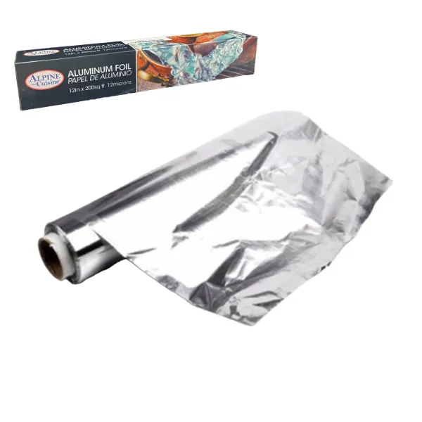 Aluminum Foil 12in x200sq ft 12micron
