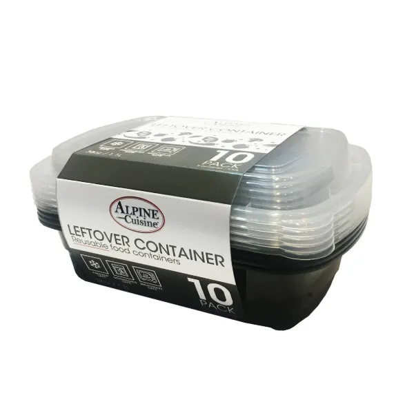 AC 10pk 38oz left over food container