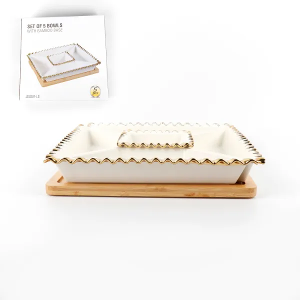 AC Divided Serving Tray 10.6x3.9in