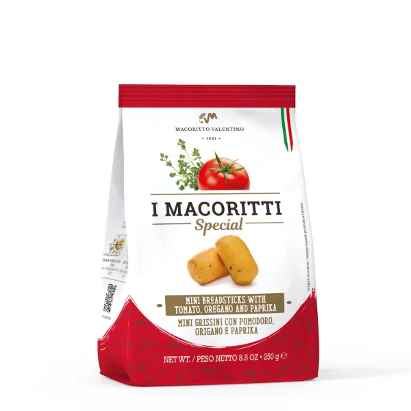 I Macoritti Special with Tomato  Oregano and Paprika 250g 8.81oz