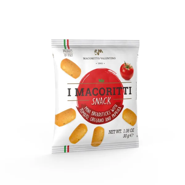 I Macoritti Snack with Tomato  Oregano and Paprika 30g 1.05oz
