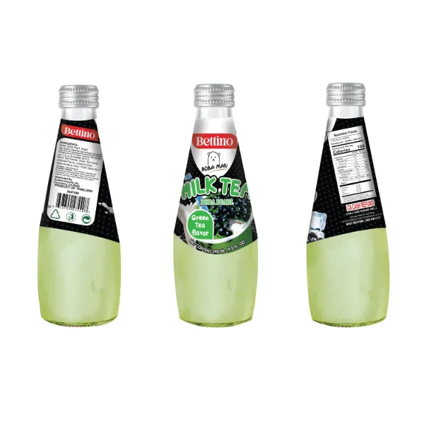Bettino Green Tea Bubble Tea Drink with Pearls 290ml 10oz