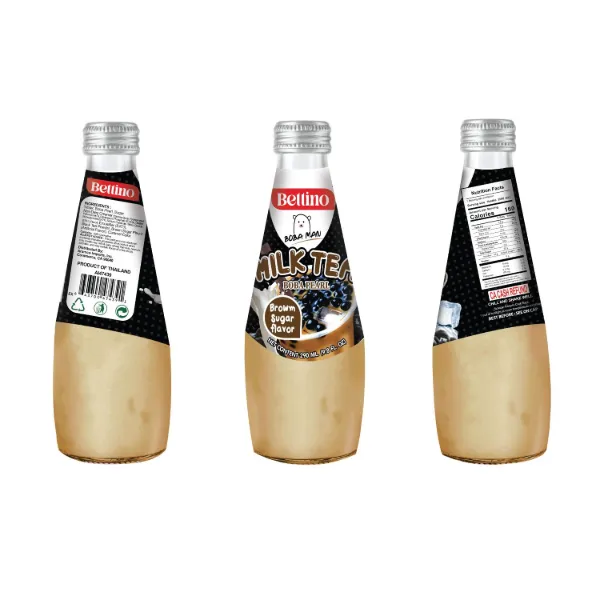 Bettino Brown Sugar Bubble Tea Drink with Pearls 290ml 10oz