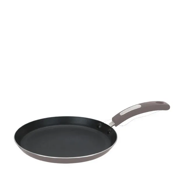 HB 9in Round Griddle Black Ceramic Coating Brown  Softtouch Handle