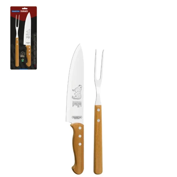 2pc Carving Set Churrasco