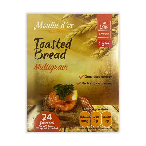 Moulin Dor Toasted Bread Multigrain 255g 9oz
